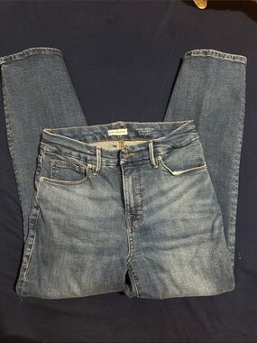 Good American Blue Petite Straight Jeans